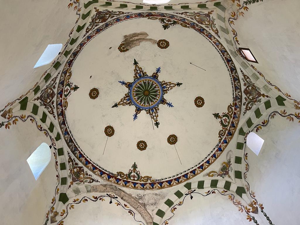 2 The domed ceiling